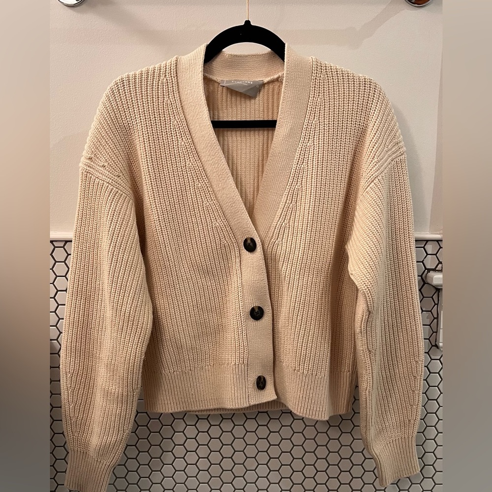 🔥EUC Everlane Organic Cotton Relaxed Cardigan🔥